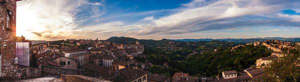 Vista di Perugia da Porta Sole